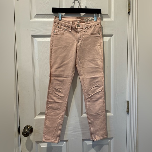 Rag & Bone Pink Blush Skinny Jeans - Picture 3 of 12